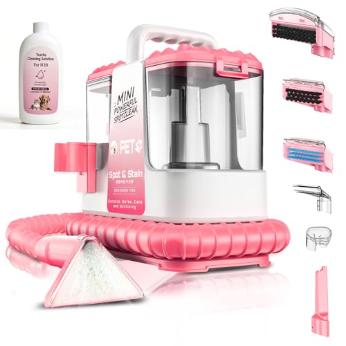 Portable Carpet & Upholestery Cleaner Machine for Pets, Spot, Stain,