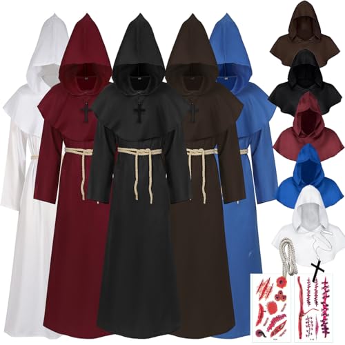 SQCS Friar Medieval Monk Robe Renaissance Priest Robe Hallow