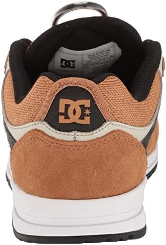 DC Men's Kalis Lite Runner Skare Shoes Skate, Brown/Black/White, 6 | Image 2