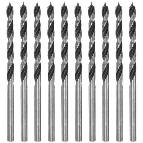 sourcing map 10pcs 3mm Brad Point Drill Bits Cover