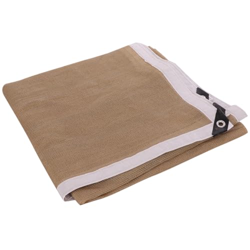 Toldo beige transpirable para jardín y patio con protección solar 1