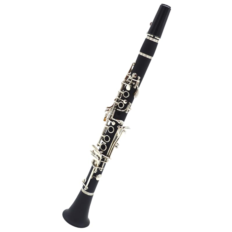 E-flat Bakelite body niklowany 17-klawiszowy instrument klarnetowy dla początkujących do zabawy