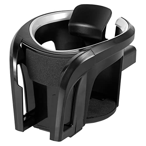 2 in 1 Car Air Vent Cup Holder and Car Phone Mount Universal Cup Bottle Mount Bracket Stand fit All Smart Phone and Drink Cups(B)