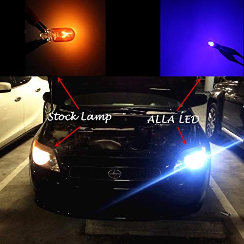 Bombillas LED T10 194NA 10000K Azul Para Vehículo miniatura 3