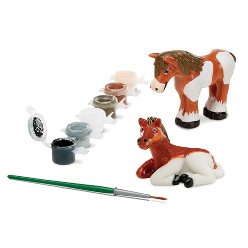 Image of Melissa & Doug Horses Figurines Arts and Crafts Developmental Toy 3+ Gift for Boy or Girl