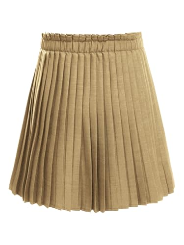 Kids Girls Tennis Golf Pleated Skirt Elastic Waist Athletic Sports Cheer Skirt School Uniform4