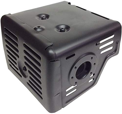 Wai Danie Tubo de escape silencioso Compatible con GX340 GX390 GX420 11HP 13HP 389 cc 420 cc 4 tiempos bomba de agua de motor de gasolina 18310-ZE2-W61