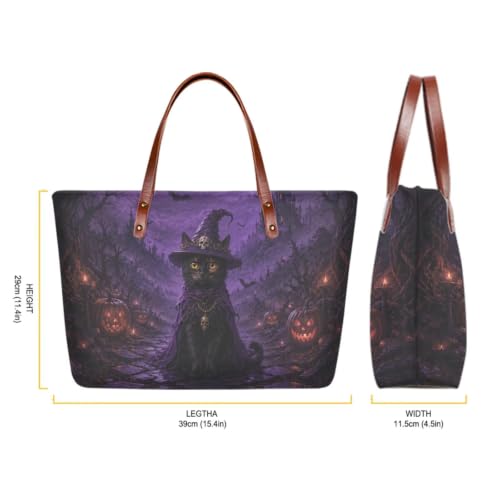 Image of Top Handle Purse for Women, Large Tote Handbag With PU Wallet Set, Gift for Mom