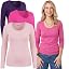 3pk - Fuchsia, Light Pink, Purple