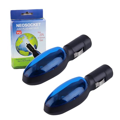 Gas Saver, Fuel Sync – Drive Farther, 2026 New Upgrade Portable Car Fuel Saver, Automotive Spill Saver, Plug and Play Energy Economy Gas Saver, For Truck, Car (2PCS)