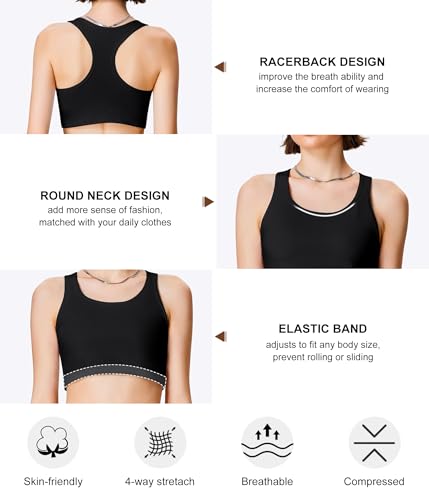 URSEXYLY Chest Binder for Women Transgender FTM Binder Bra Bandage-Free Pullover Tomboy Tank Top4