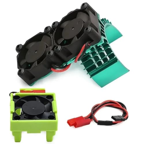 RC���[�V���O�p�[�c For Traxxas For VXL-3s For Slash For Stampede For Rustler For Hoss 4×4 Velineon ESC ��p�t�@�����[�^�[ �f���A���Z�b�g �q�[�g�V���N RC�p�[�c(Gr