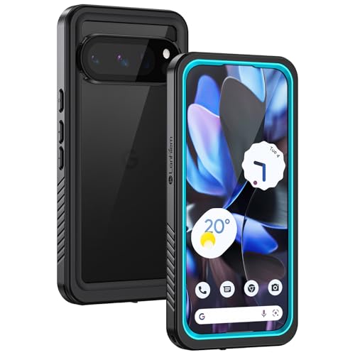 Coque Google Pixel 9 Pro étanche et antichoc intégrale 360 - Lanhiem Bleu
