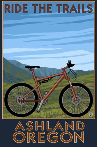 ART.COM Wall Art Ashland Oregon Mountain Bike Scene 12x18
