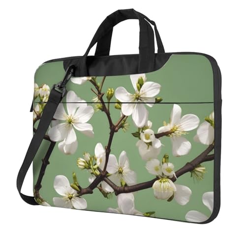 Sac à bandoulière pour ordinateur portable Dogwood motif fleurs finition premium