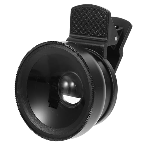 Ipetboom Objectif Macro 37 MM à Clipser pour Téléphone et Tablette Grand Angle 045X Macro 49 UV Accessoire Photo Noir Compatible Multi-Modèles Haute Définition et Polyvalent