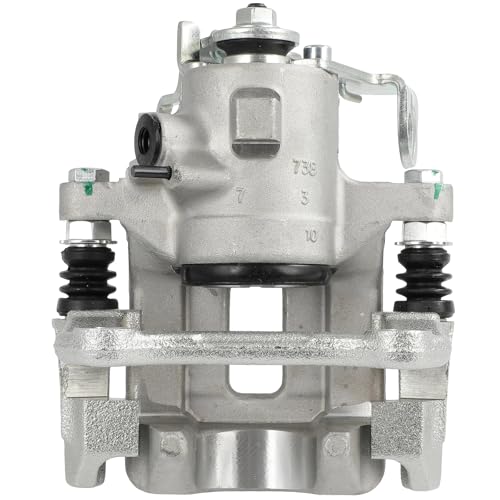 Image of cciyu 19-B2890 19-B2891 Rear Left & Right Brake Calipers Assembly w /Bracket Fit 2002-2006 For Audi For A4,2002-2005 For Audi For A4 Quattro