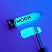 Moon Glow Neon UV Mascara | Set of 8 | Bright Neon Color, Glows under Blacklights/UV Lighting | Neon Make up