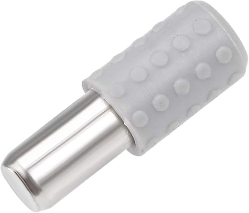uxcell Pinzas de soporte de estante de acero inoxidable de 0.236 x 0.906 in, pasadores de soporte para estantería de gabinete, 20 unidades