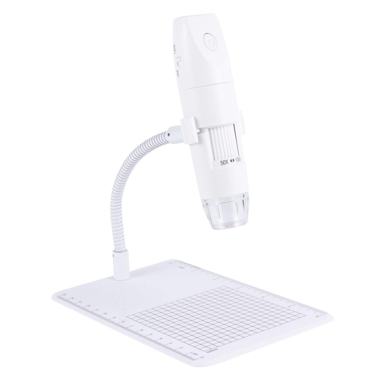 TEHAUX USB Mikroskop mit 1000-facher Vergrößerung Tragbares Digitales Handy Mikroskop Hochauflösend für Biologieunterricht Schmuck und Textilinspektion Weiß