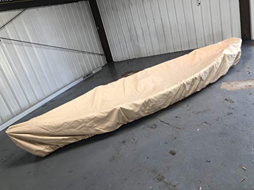 14' - 15' Canoe/Kayak Cover by Cypress Rowe Outfitters for Indoor or Outdoor Storage, Waterproof, UV Proof, Dust Proof - Thumbnail 4