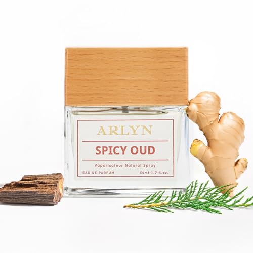 ARLYN Spicy Oud Eau De Parfum Inspired by T. Ford Oud Wood, Perfume for Men, Luxury Fragrance - Vegan, Cruelty-Free, and Eco-Conscious (1.7oz / 50ml)