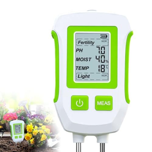 Medidor de Humedad para Plantas 5 en 1 para Flores y Plantas de Suelo