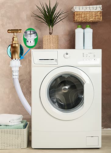 Whk Dishwasher Faucet Adapter Portable Washer Faucet Adapter Dishwasher Snap Adapter Connection,15/16-27Male Or 55/64-27Famale,Brass Chrome thumb #6