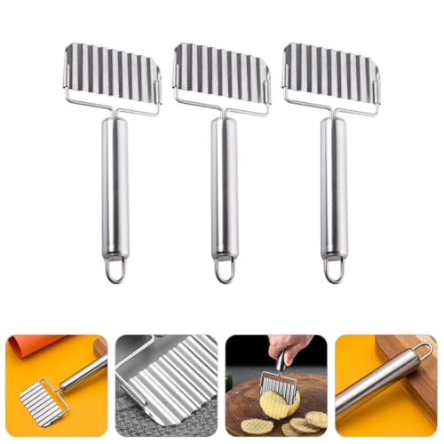 Set 3 Cortadores Wavy para Papas de Acero Inoxidable miniatura 7