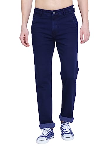 Image of Mid Waist Heavy Weight Stretchable Denim Material Front Cross Pocket Comfort Fit Jeans Pant for Men