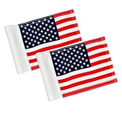 2 Pack American Golf Flag 6x8 Inch