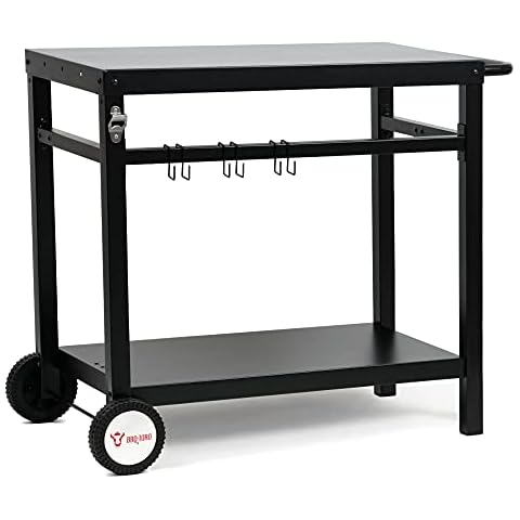 Carro de Barbacoa con Mesa Auxiliar y Ruedas BBQ-TORO Cover