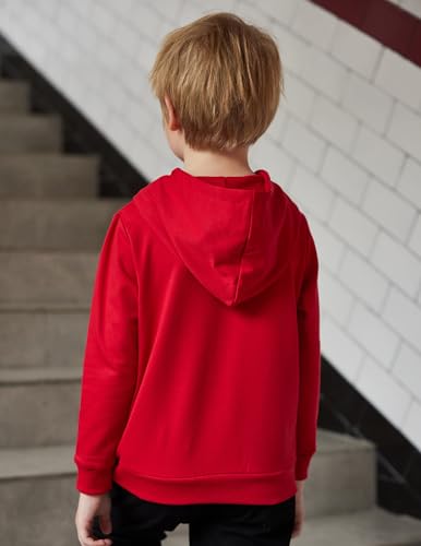 Image of Arshiner Unisex Kids Soft Pullover Hooded Sweatshirt with Pocket Basic Hoodies Sportswear Age 4-13 Years