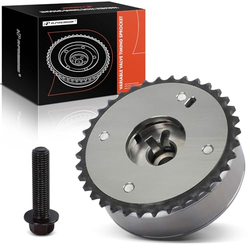 A-Premium Intake Variable Valve Timing (VVT) Sprocket Gear Camshaft Adjuster Compatible with Toyota Camry, RAV4, Corolla, Highlander, Matrix, Solara & Scion tC, xB & Lexus HS250h, 2.4L