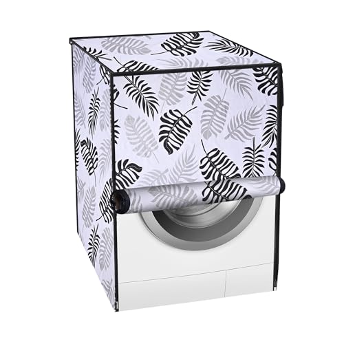 Image of Star Weaves Polyester Front Load Washing Machine Cover | Waterproof & Dustproof Protector | Compatible with LG 8 Kg & 9 Kg | Durable & Easy to Clean (Size - 61X61X86 Cm)
