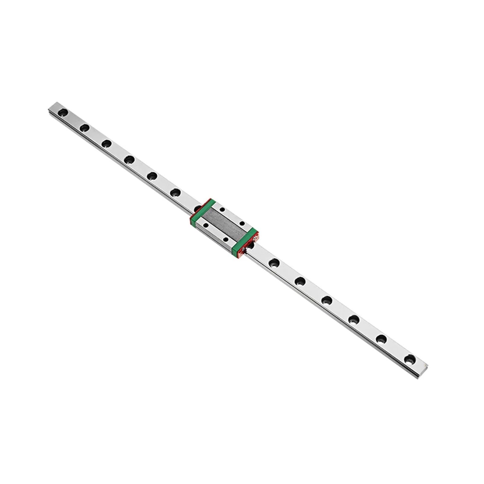 glissières de guidage de mouvement linéaire 2 pièces de guidage linéaire MGN12 + 4 pièces de curseur MGN12 Rail de guidage linéaire miniature MGN12C 100 mm-800 mm(500mm)