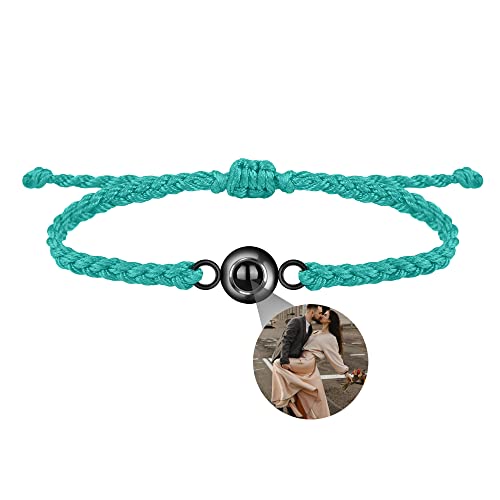 ❤Bracciale personalizzato con proiezione di foto: Siete alla ricerca di un regalo speciale per il vostro fidanzato, fidanzata, madre, padre, migliore amico, marito, moglie, ecc? Il nostro braccialetto personalizzato con foto in cerchio è un'ottima scelta per voi. Avendo la foto del vostro momento di felicità, vi aiuteremo a progettare e realizzare un regalo di gioielleria personalizzato unico.