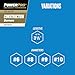 Power Pro 48578 Wood Screws, #8 x 1-1/4, Premium Star Drive Indoor Cabinet Screws, Gold Yellow Zinc, 1lb Box