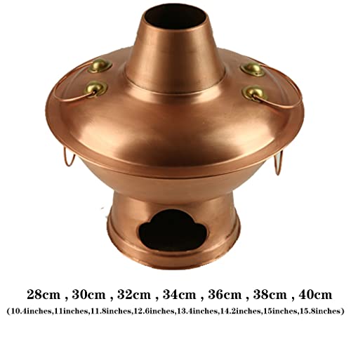 Olla de Fondue de Cobre 40 cm Estilo Chino miniatura 7