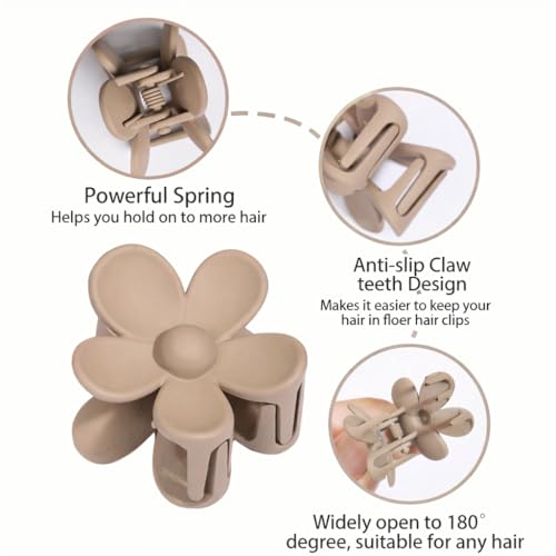 Image of VASANLADII 11 Pcs Claw Clips, Multi-Shapes Hair Clips for Women Girls, Non-Slip Large Small Medium Jaw Claw Clips for Thick Thin Curly Hair Accessories (Multicolor)