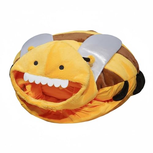 Peluche d'abeille portable jaune Qianly douce pour decoration et costume de cosplay