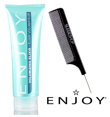 Enjoy VOLUMIZING ELIXIR, Style (with Sleek Steel Pin Tail Comb) (8.8 oz)