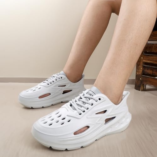 Image of Kranti | Unisex Wave Design Pattern Shoes Cum Clogs