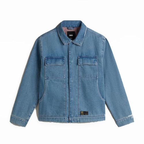 Giacca in denim di Vans: si chiude con bottoni a pressione