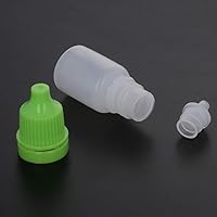 Vista 2 de Othmro Botellas cuentagotas de plástico de ojo de laboratorio de polietileno de 0.2 onzas, 10 piezas, gotero líquido exprimible de 0.2 fl oz boca