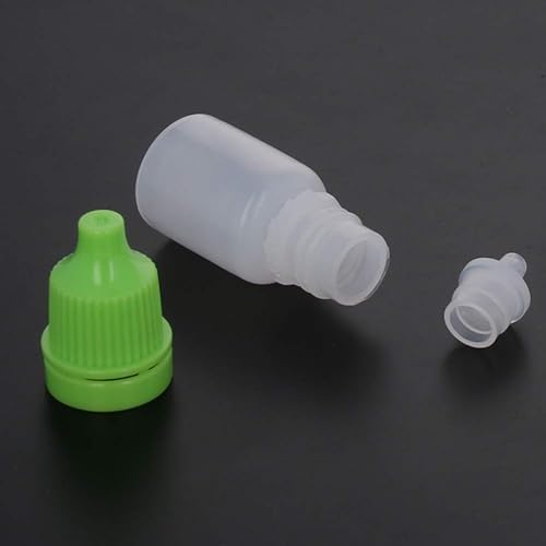 Miniatura 2 de Othmro Botellas cuentagotas de plástico de ojo de laboratorio de polietileno de 0.2 onzas, 10 piezas, gotero líquido exprimible de 0.2 fl oz boca