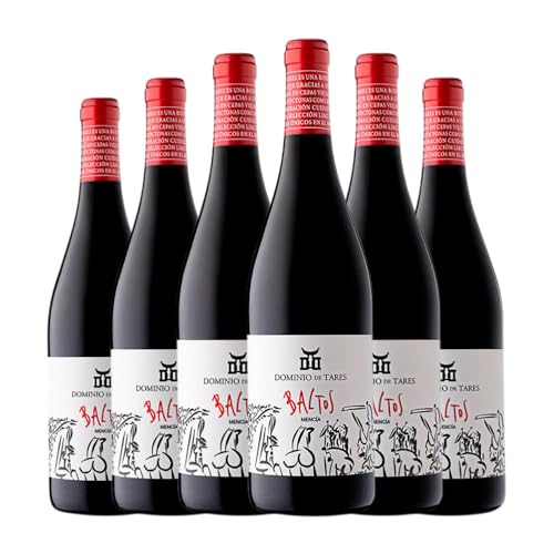 Dominio de Tares Baltos Mencía Bierzo Joven 75 cl Vino tinto (Caja de 6 Botellas de 75 cl)