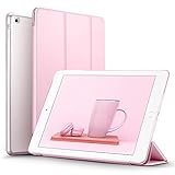 iPad Mini 2 Case, ESR iPad Mini Smart Case Cover [Synthetic Leather] Translucent Frosted Back Magnetic Cover with Sleep/Wake Function [Ultra Slim][Light Weight] for iPad Mini 1/2/3 (Spring Light Pink)