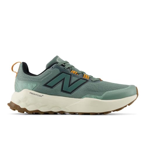 New Balance New Balance Men's Fresh Foam X Garoé V2 Trail Running Shoe, Dark Juniper/Angora/Black, 7 M