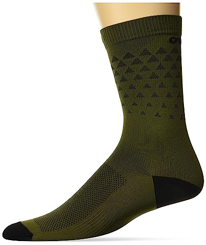 Oakley Mens All Mountain Mtb Socks, New Dark Brush, Small US